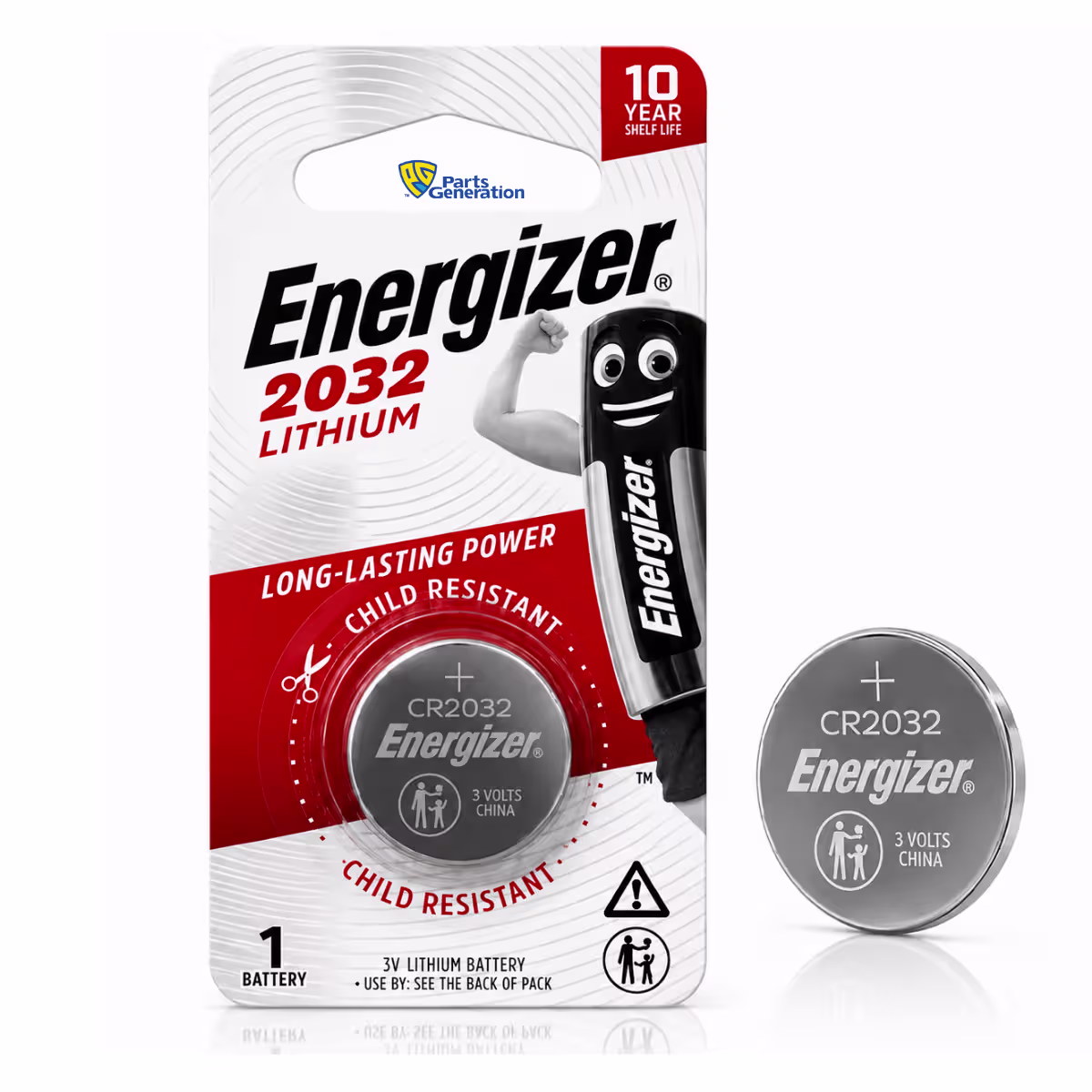 ENERGIZER CR2032 3V LITHIUM COIN BATTERY